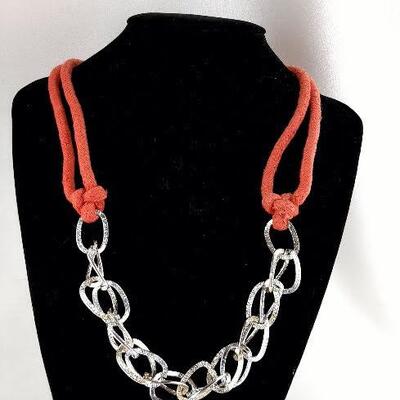 Red Rope Chain Necklace