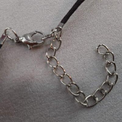 Pink Faux Gemstone Necklace