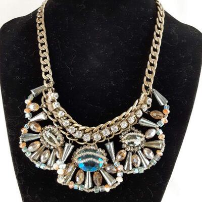 Crystal Bib Necklace
