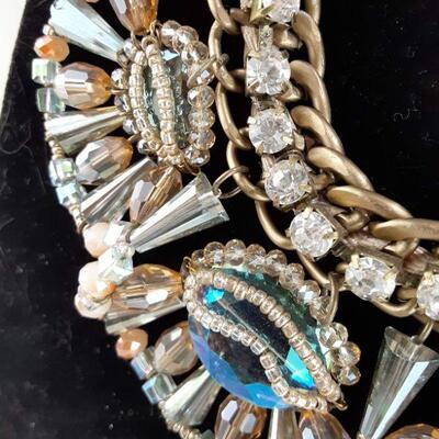 Crystal Bib Necklace