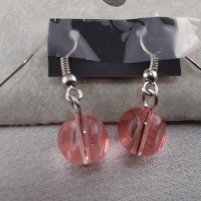 Pink Bead Chain Necklace