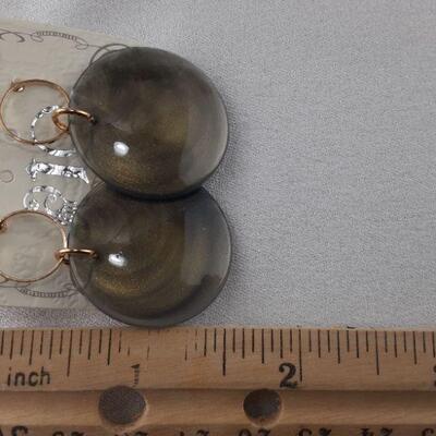 Gray Swirl Earrings