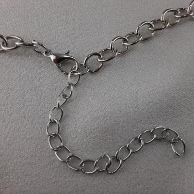 Green Bead Chain Necklace