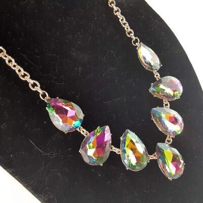Rainbow Crystal Necklace