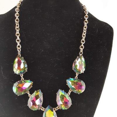Rainbow Crystal Necklace