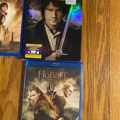 Lord of the Rings and Hobbit DVD's