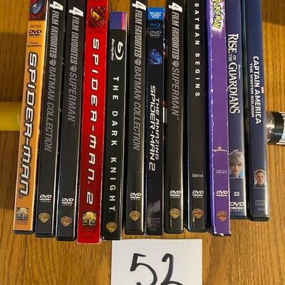 Superhero DVD's