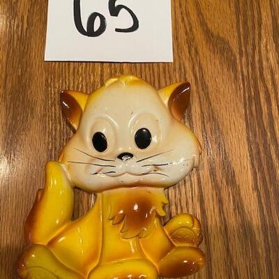 Vintage Chalkware Cat
