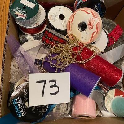 Lot of ribbon and trim
