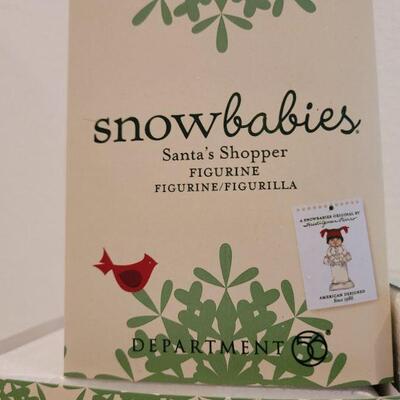 Lot 669: Assorted Dept 56 Snowbabies Figures 