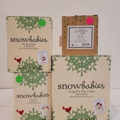 Lot 670: Assorted Dept 56 Snowbabies 