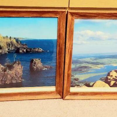 2 SCENIC FRAMED PICTURES 