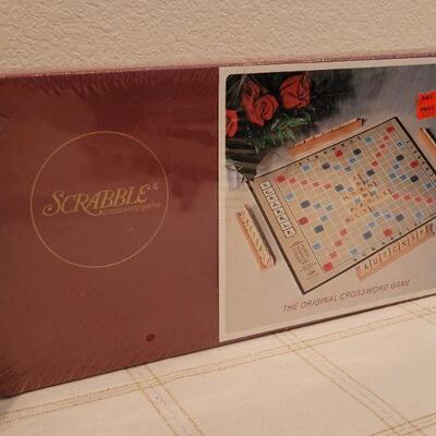 Lot 683: 1971 SCRABBLE New Board Game + HALLMARK Candle Lantern BATTERY POWERED