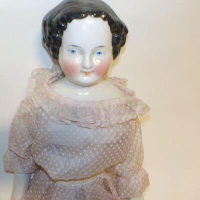 12 in German Porcelain Doll approx. 1800's>