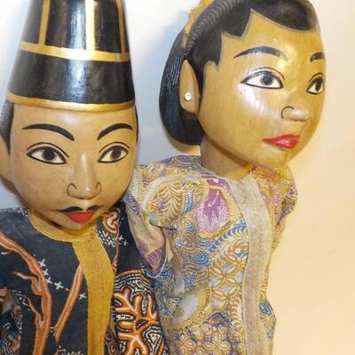 2- Latin American Hand made dolls.