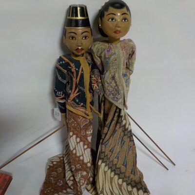 2- Latin American Hand made dolls.