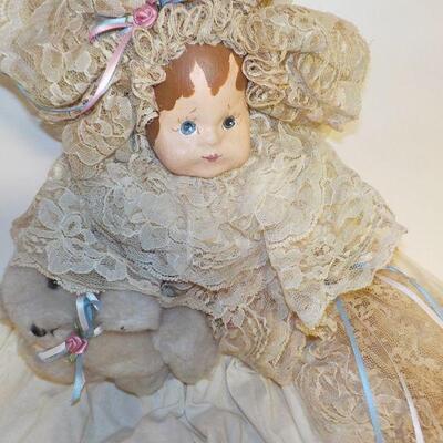"Antique Doll late 1800's to early 1900's/ Bisque hand made German doll"