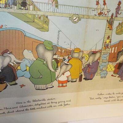 2- 12 x 24 Original prints " Artur and Barbar" childrens collectables.