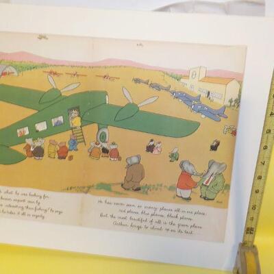 2- 12 x 24 Original prints " Artur and Barbar" childrens collectables.