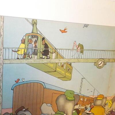 2- 12 x 24 Original prints " Artur and Barbar" childrens collectables.