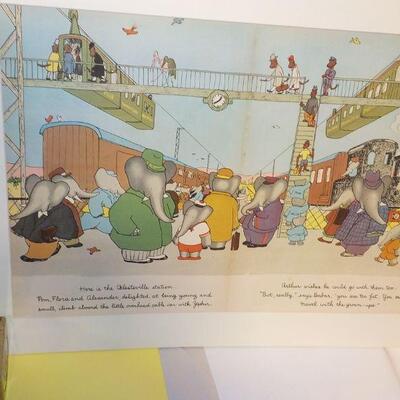 2- 12 x 24 Original prints " Artur and Barbar" childrens collectables.