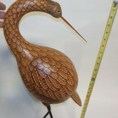 2 ft. Latin American Wild Pelican Statue" Hand made.