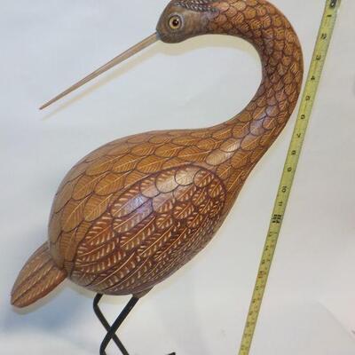 2 ft. Latin American Wild Pelican Statue" Hand made.