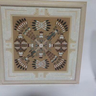 " Navaho Sand Art work, 24 x 18 ".