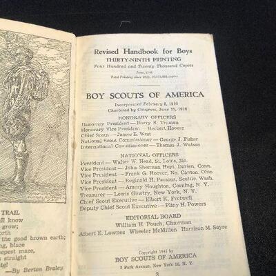 #614 2 Boy scout Handbooks 