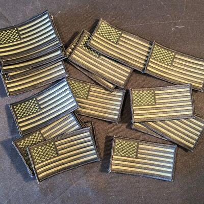 #637  US Military Flag Patches 