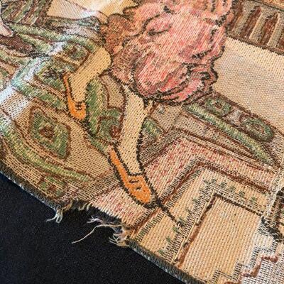 #641 Vintage Tapestry - Middle Eastern Scene 