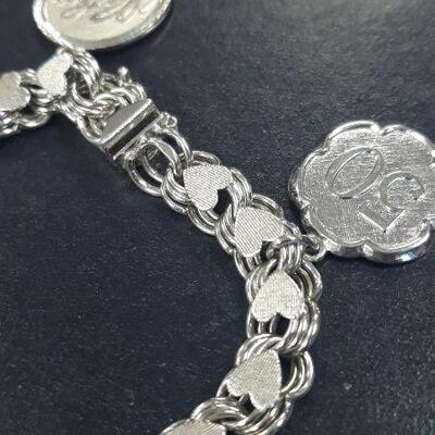 Vintage Sterling Charm Bracelet