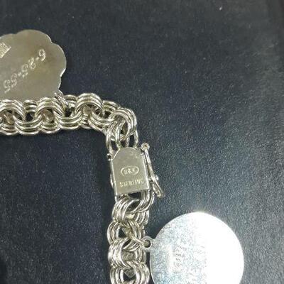 Vintage Sterling Charm Bracelet
