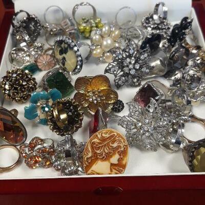 Lot of Costume Rings