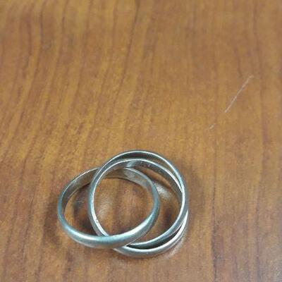 Silver Triple Band Ring 