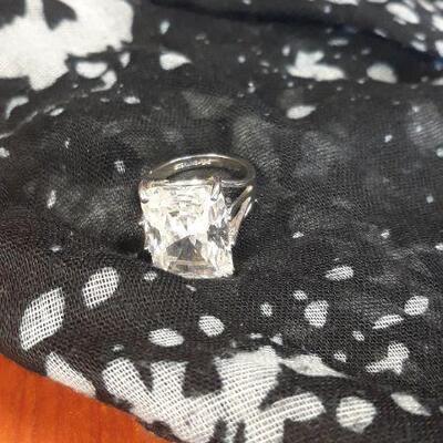 Huge Cubic Zirconia Ring