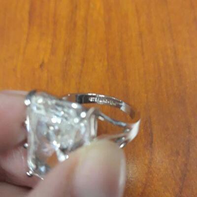 Huge Cubic Zirconia Ring