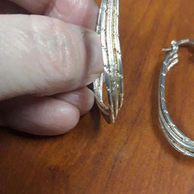 .925 Hoop Earrings