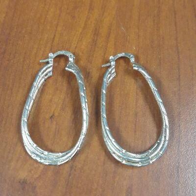 .925 Hoop Earrings
