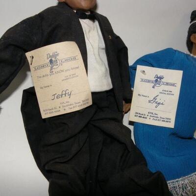 2- " Daddy Long Legs Jeffy and Gigi collectables".