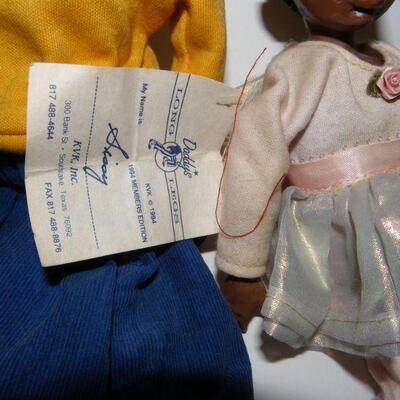 ' Daddy Long Legs cheer leader and child ballerina".