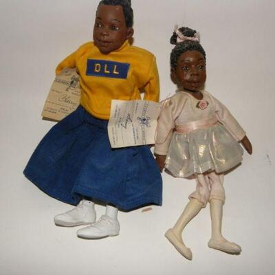 ' Daddy Long Legs cheer leader and child ballerina".