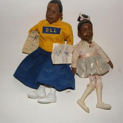' Daddy Long Legs cheer leader and child ballerina".