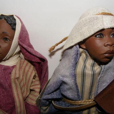 3- African Folk art Daddy Long  Legs"