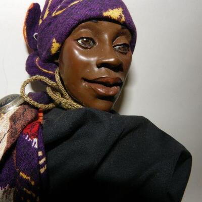 3- African Folk art Daddy Long  Legs"