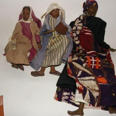3- African Folk art Daddy Long  Legs"