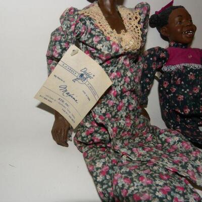 " Daddy Long Leg's Art figurine dolls Marian and children".