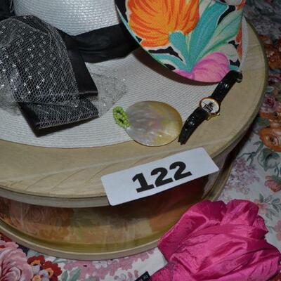 LOT 122. LADIES HATS AND MISC