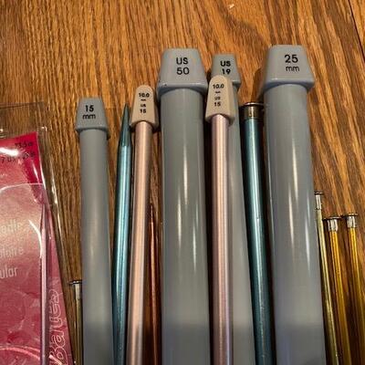 Lot of Knitting Needles