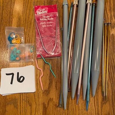 Lot of Knitting Needles